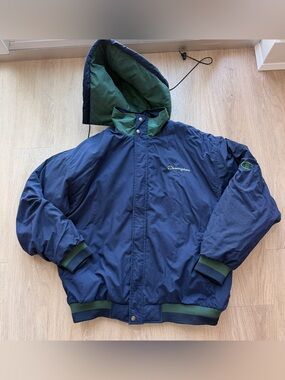 Champion vintage winter jacket with detachable hood